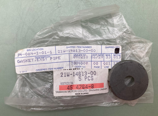 New Genuine Yamaha 21W-14613-00 Exhaust Pipe Gasket 3RV-14623-00-00