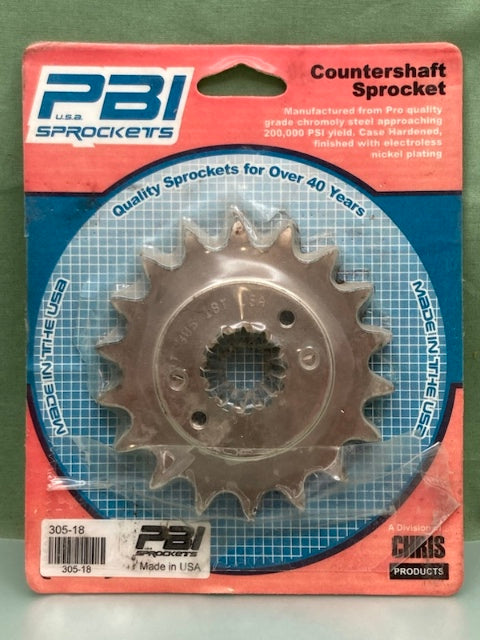PBI Sprockets 305-18 Countershaft Sprocket 18T New Genuine