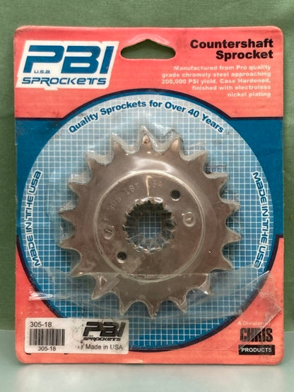 PBI Sprockets 305-18 Countershaft Sprocket 18T New Genuine