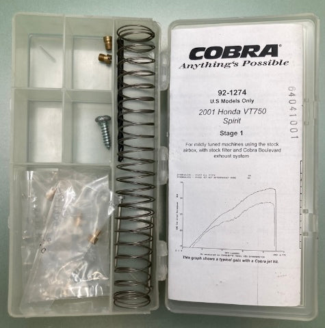 Cobra 92-1274 Jet Kit Stage 1 New Genuine