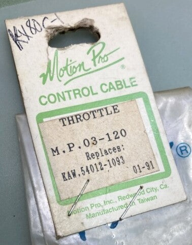 Motion Pro 03-120 Throttle Cable 54012-1093 New Genuine