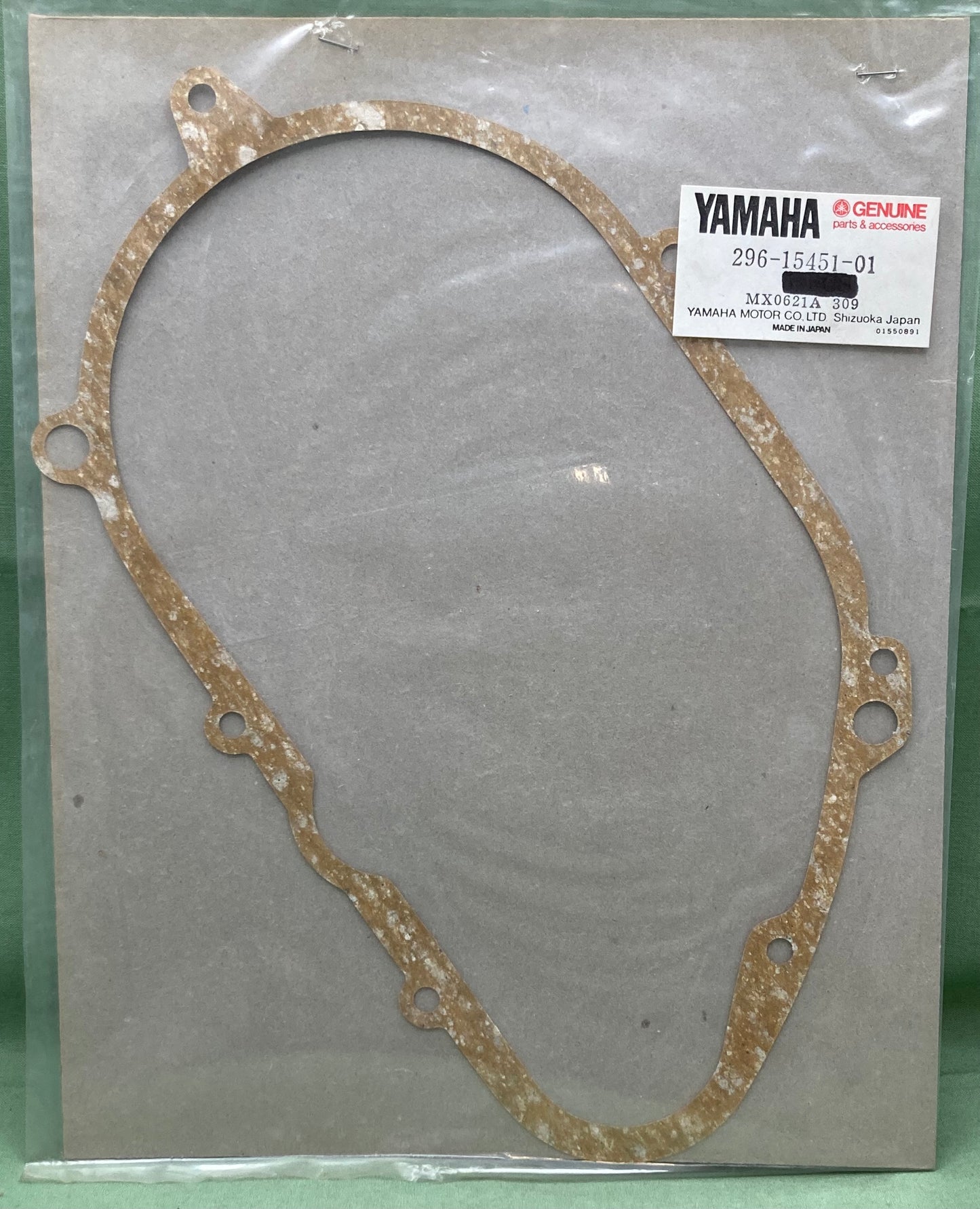 New Genuine Yamaha 296-15451-01 Crankcase Cover Gasket