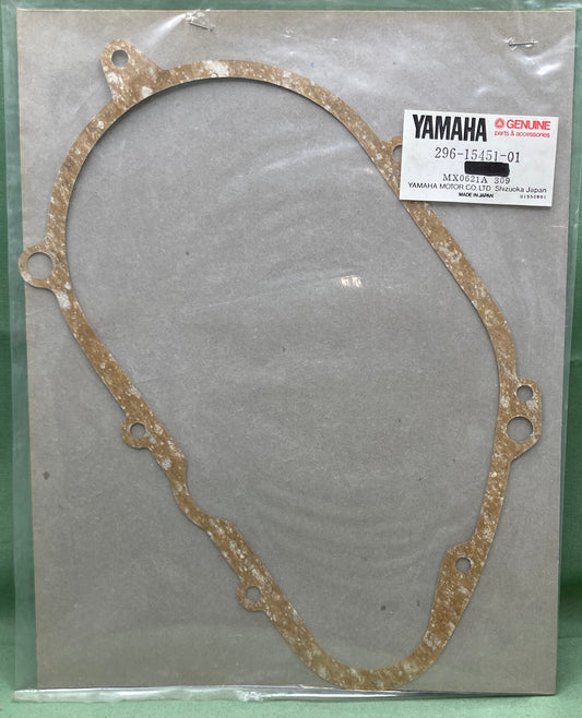 New Genuine Yamaha 296-15451-01 Crankcase Cover Gasket