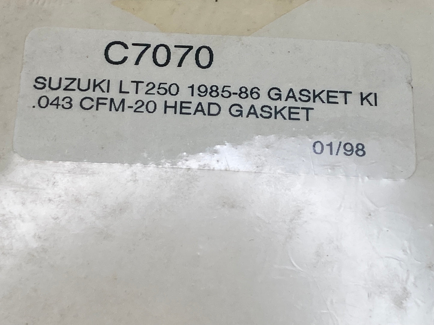 New Genuine Cometic C7070 Gasket Kit Suzuki