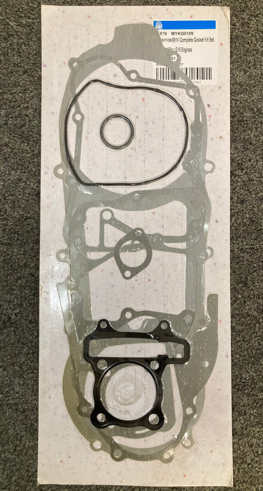 New Genuine MYK MYKG0109 Complete Gasket Kit Set 4 Stroke 150cc GY6 Engines