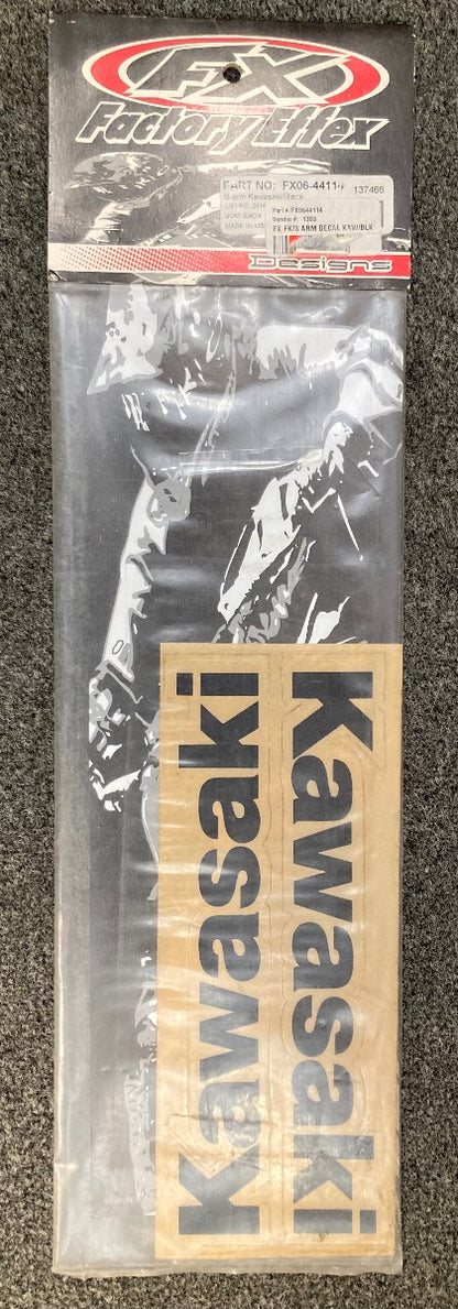 New Genuine Factory Effex FX06-44114 FK/S Arm Decal KAW/BLK