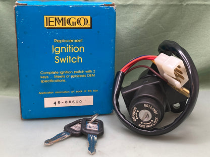 New Genuine EMGO 40-80610 Ignition Switch