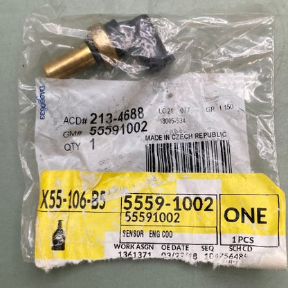 AC Delco GM 55591002 Engine Coolant Temperature Sensor New Genuine