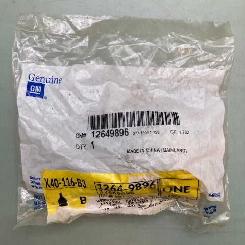 General Motors 12649896 Fitting 12687045 New Genuine