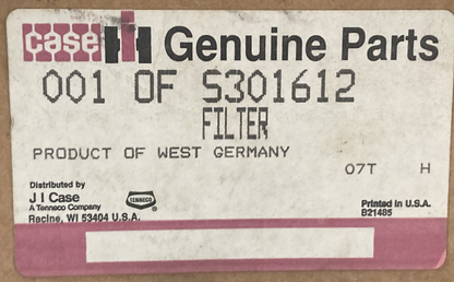 NEW GENUINE CNH S301612 HYDRAULIC TRANSMISSION FILTER