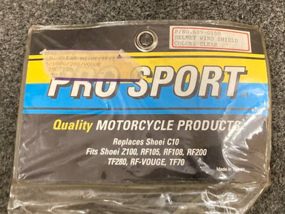 Pro Sport 609-0150 HELMET WIND SHIELD New Genuine