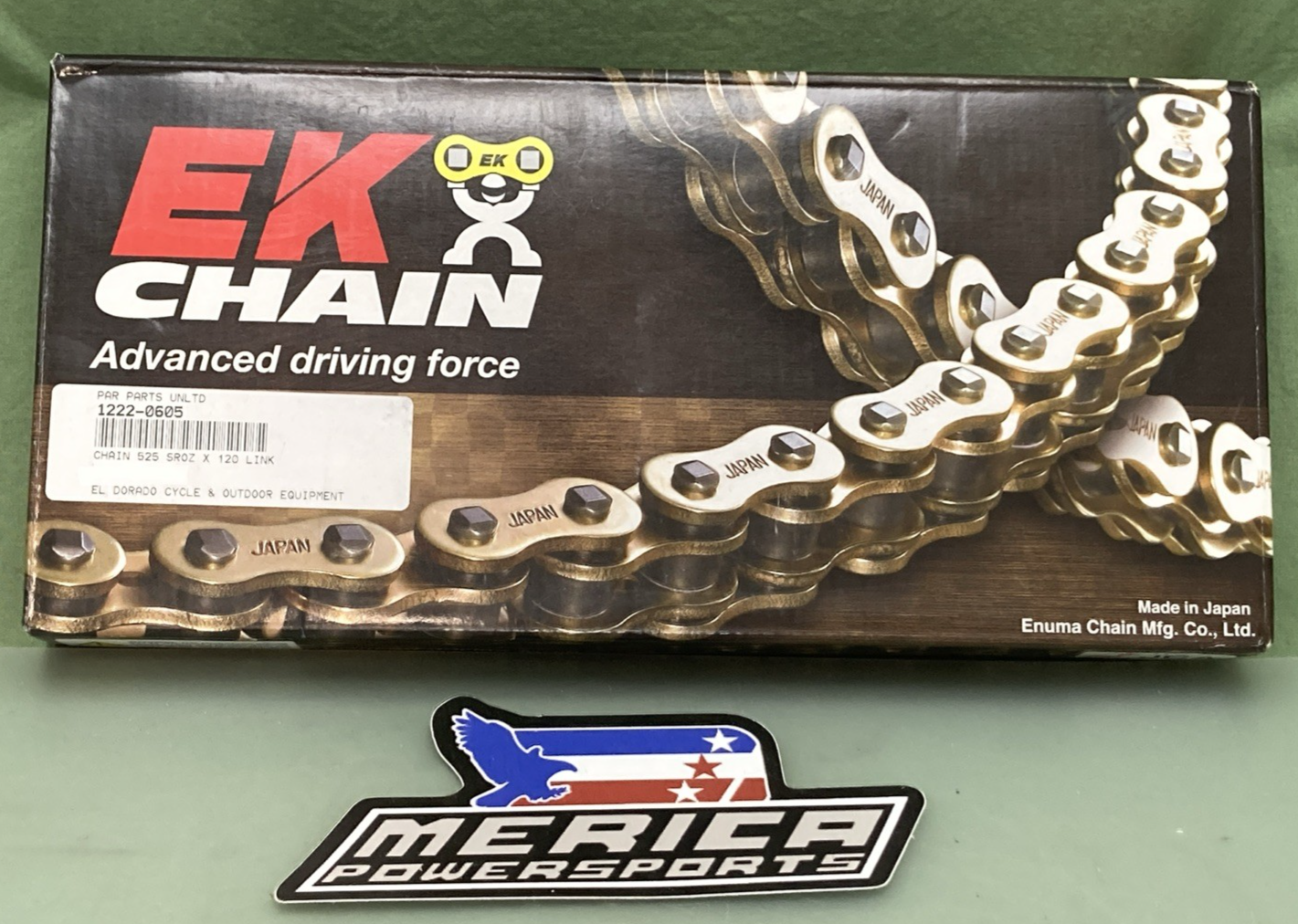 NEW GENUINE EK 1222-0605 525 SROZ Series Chain