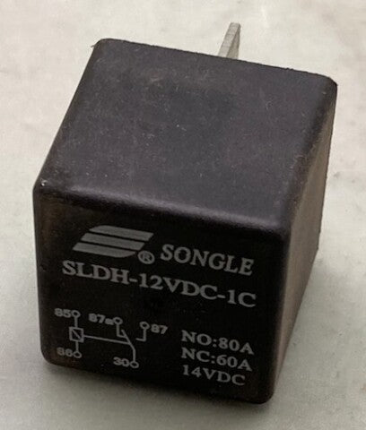 Qty 2 Songle SLDH-12VDC-1C Relay New Genuine