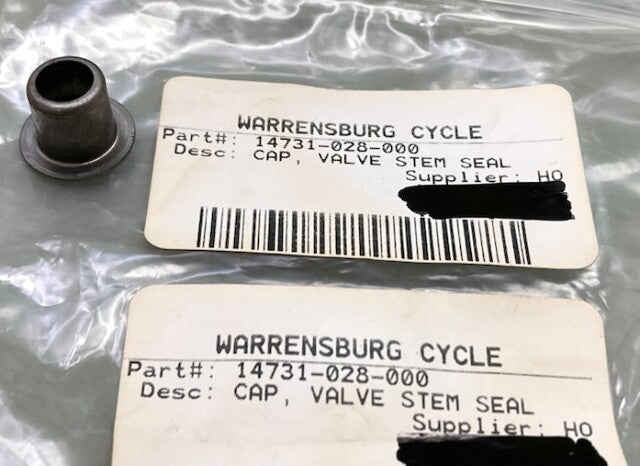 Honda 14731-028-000 Cap, Valve, Stem, Seal New Replaces