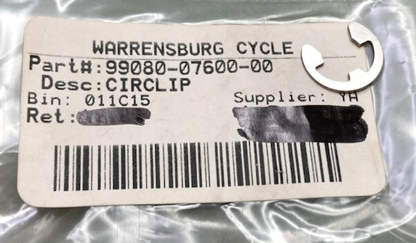 Qty 2 Yamaha 99080-07600-00 Circlip New Replaces