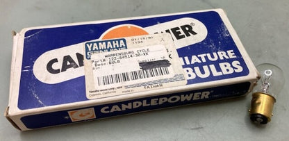 Yamaha Candlepower 122-84514-30-XX Bulb Tail Lamp 122-84514-30-00 New Genuine