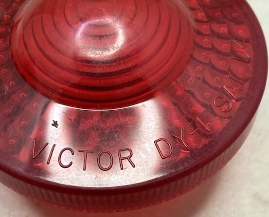 Victor DY-1 SAE D4 Red Turn Signal Lens New Genuine