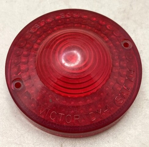 Victor DY-1 SAE D4 Red Turn Signal Lens New Genuine