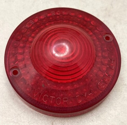 Victor DY-1 SAE D4 Red Turn Signal Lens New Genuine
