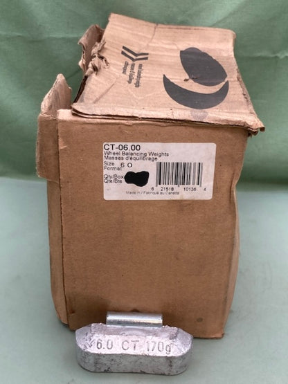 Box of 21 Plombco CT-06.00 TRUCK WHEEL WEIGHT 6oz. New Genuine