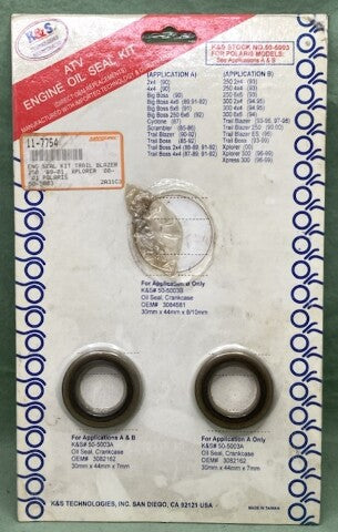 K&S 50-5003 Engine Oil Seal Kit New Genuine Incomplete Kit