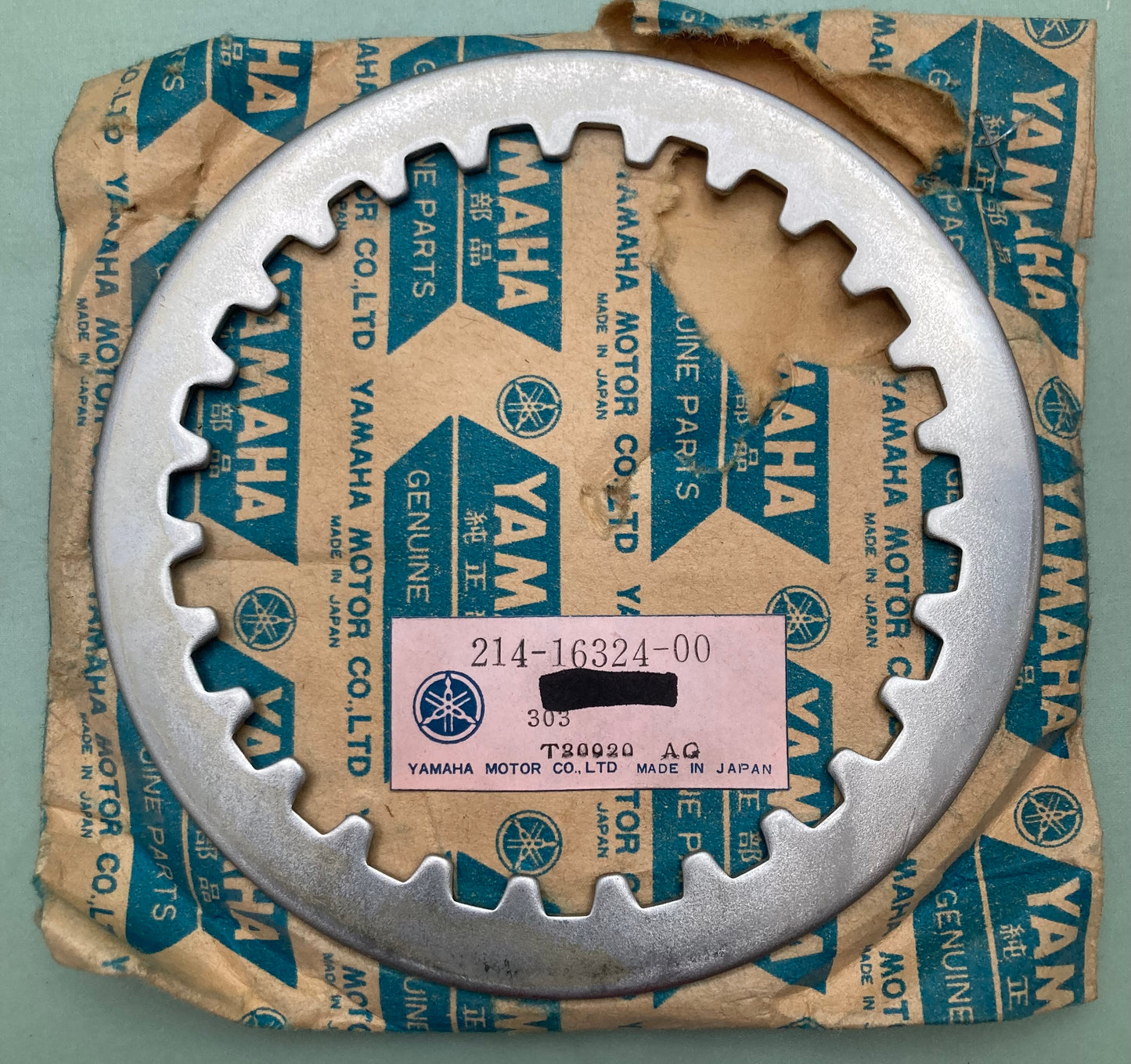 New Genuine Yamaha 214-16324-00 Plate, Clutch, 1