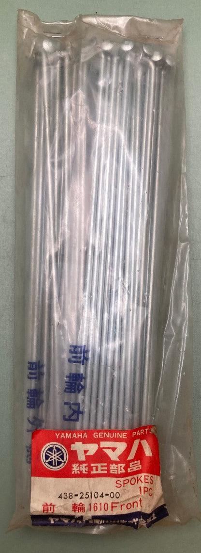 New Genuine Yamaha 438-25104-00 Spoke Set, Front