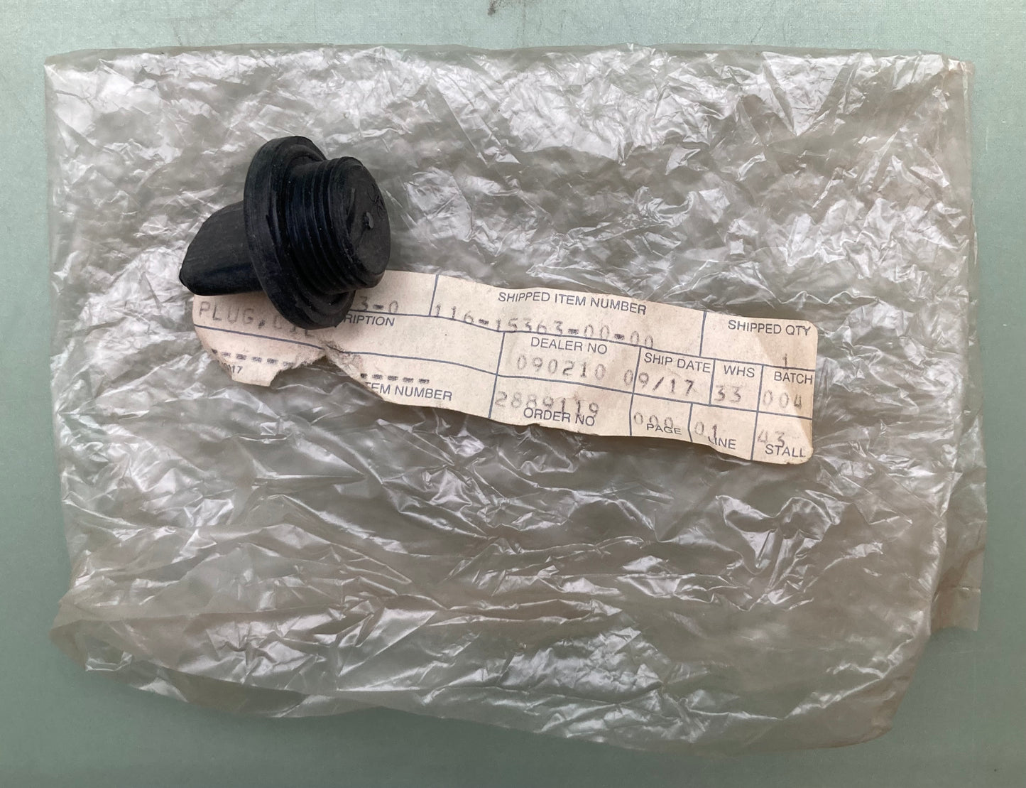 New Replaces Yamaha 116-15363-00 Oil Plug