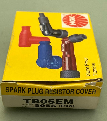 New Genuine NGK 8955 Spark Plug Cap TB05EM (RED)