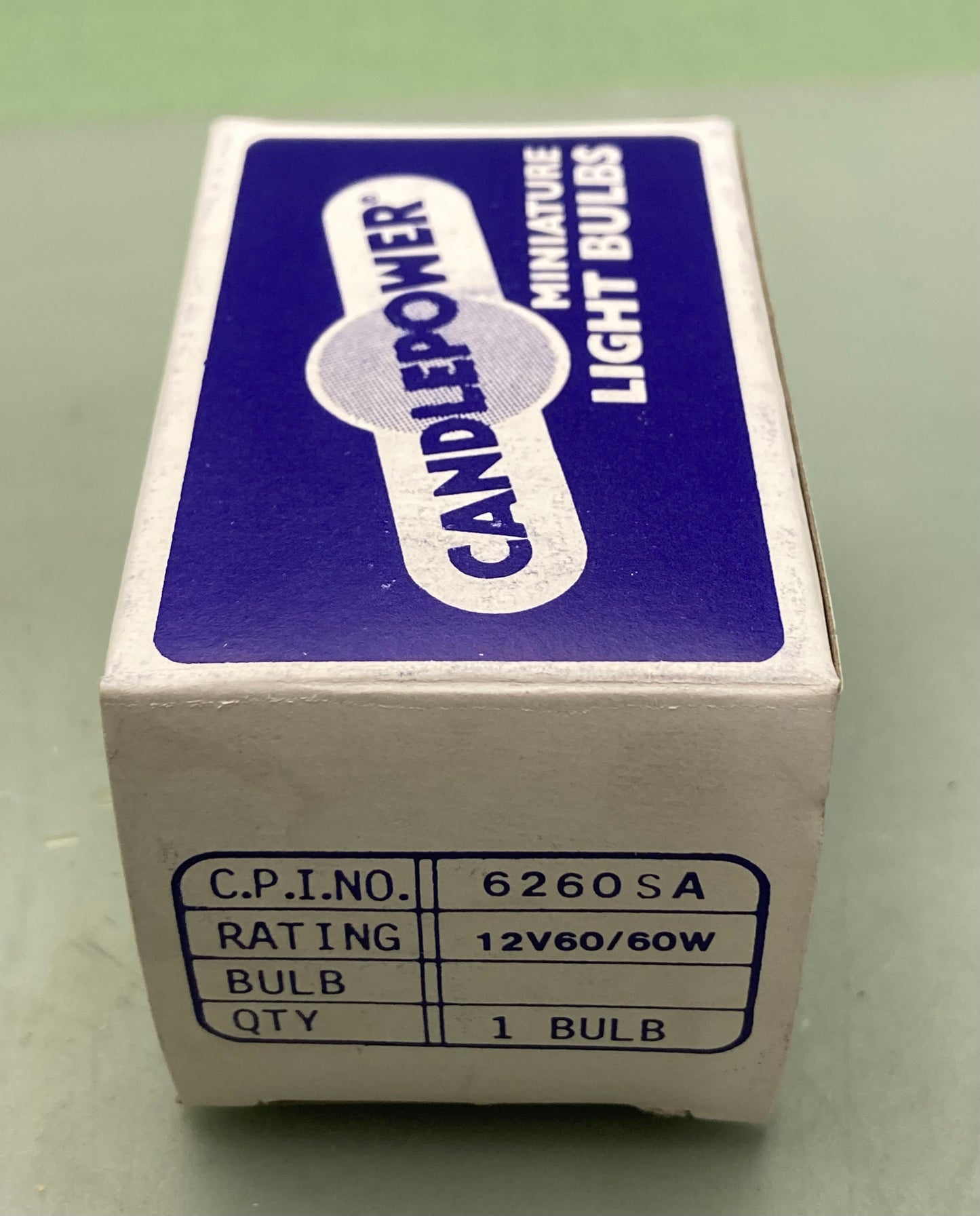 New Genuine Candlepower 6260SA Miniature Light Bulb 12V60/60W