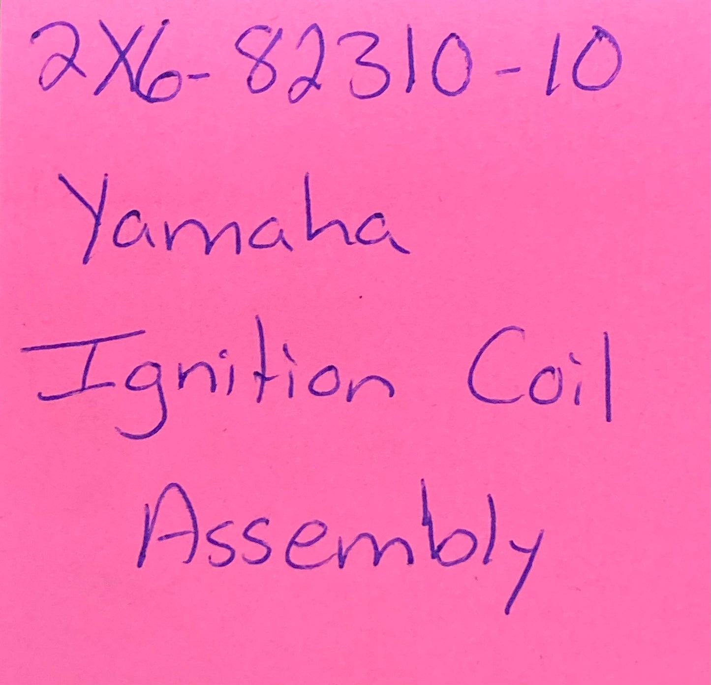 Yamaha 2X6-82310-10 Ignition Coil Assembly 2X6-82310-10-00