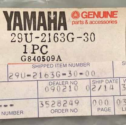 New Genuine Yamaha 29U-2163G-30 Emblem 1 29U-2163G-30-00