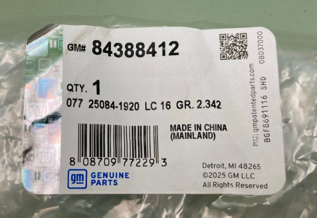 GM 84388412 Battery Cable Assembly Positive New Genuine