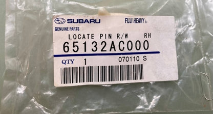 Subaru 65132AC000 Locate Pin R/W RH New Genuine