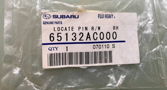 Subaru 65132AC000 Locate Pin R/W RH New Genuine