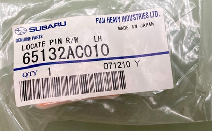 Subaru 65132AC010 Locate Pin R/W LH New Genuine