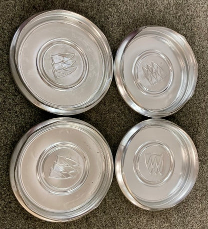 Buick Center Hub Cap 6.25" Diameter Metal Set Of 4 Genuine