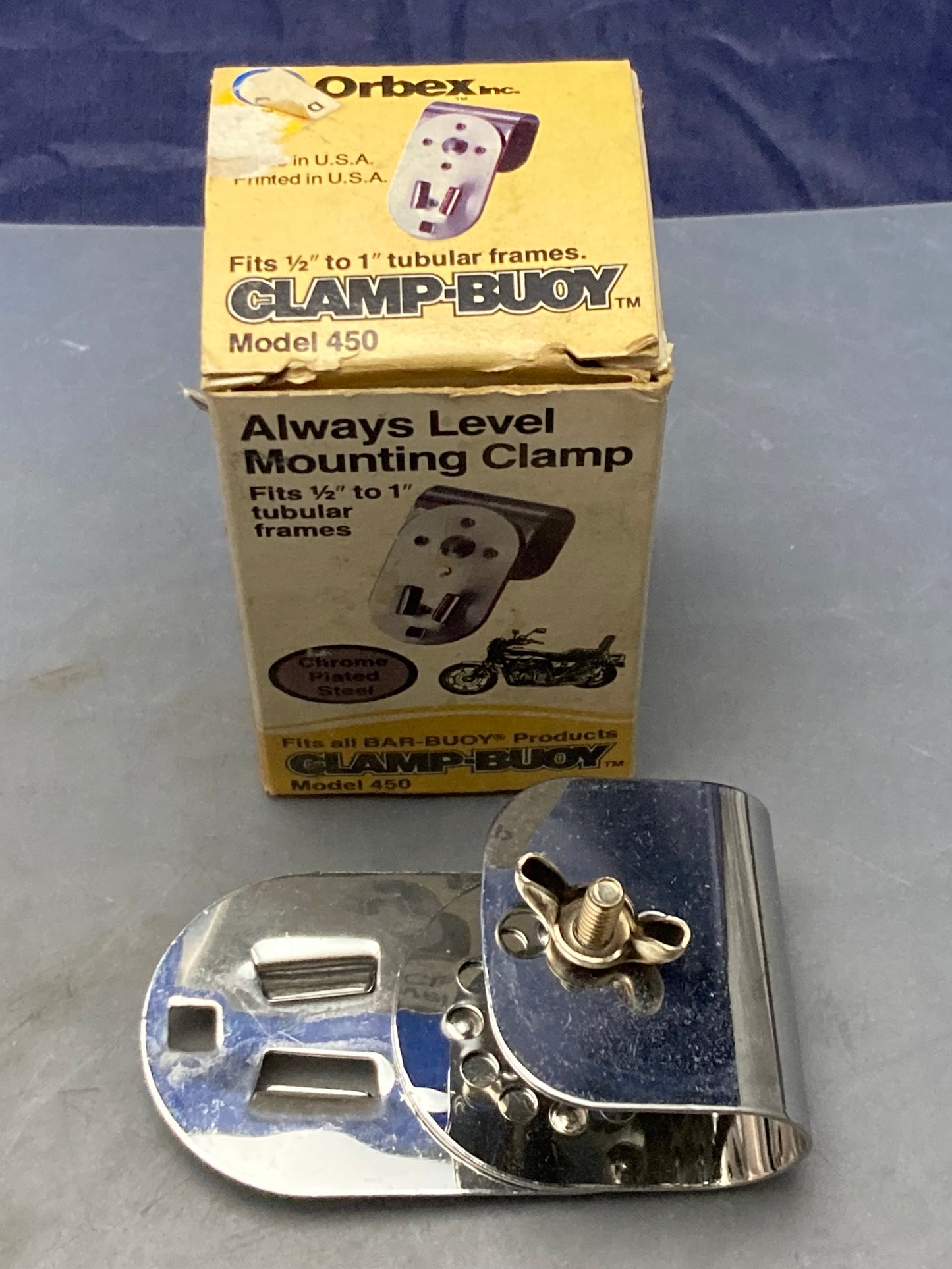 New Genuine Orbex Model 450 Clamp-Buoy Fits: .5" to 1" Tubular Frames