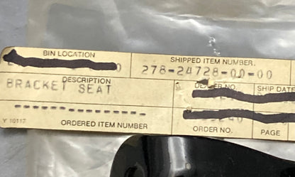 New Replaces Yamaha 278-24728-00-00 Bracket, Seat