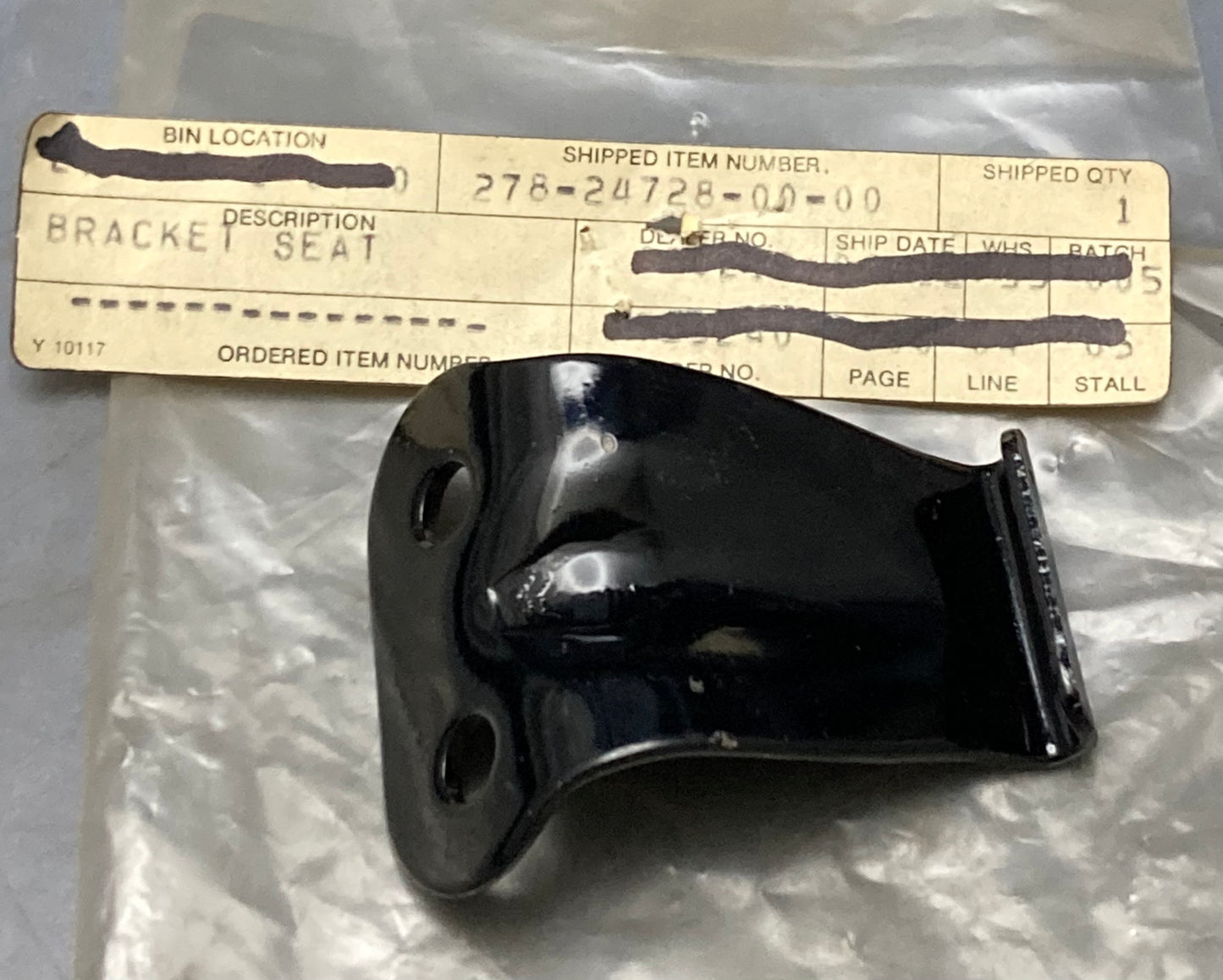New Replaces Yamaha 278-24728-00-00 Bracket, Seat