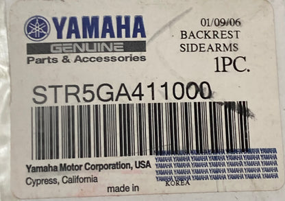 New Genuine Yamaha STR5GA411000 Backrest Side Arms