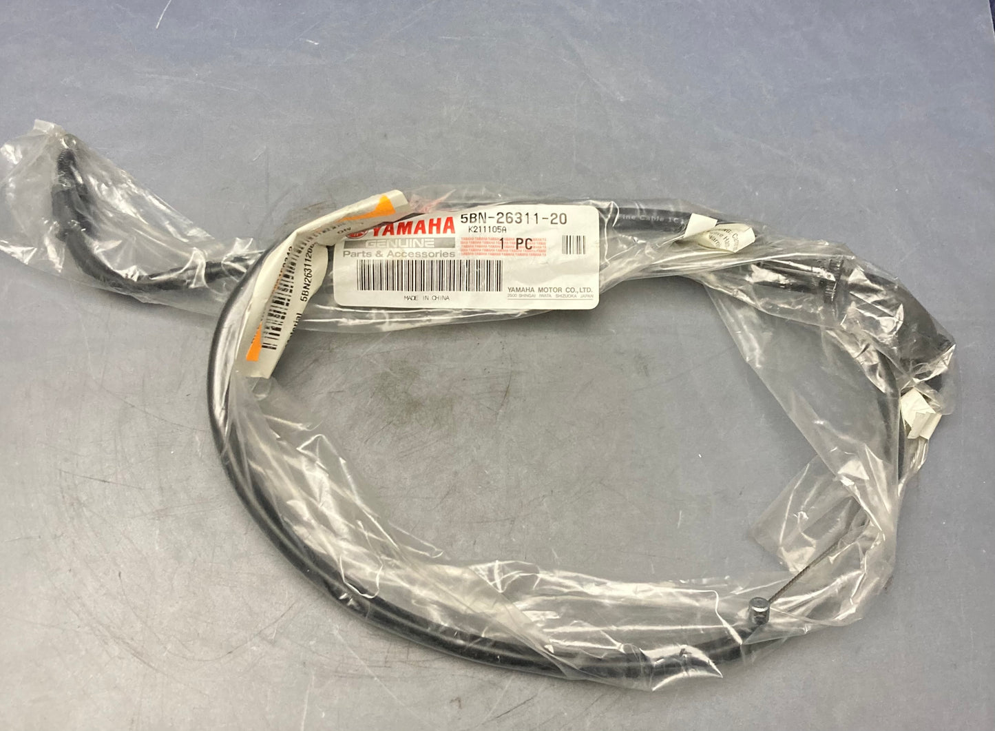 New Genuine Yamaha 5BN-26311-20 Throttle Cable