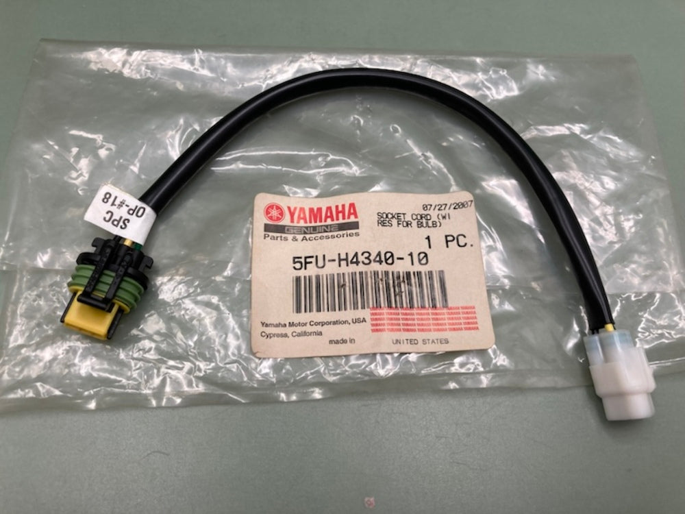Yamaha 5FU-H4340-10  Socket Cord Assembly 1 New Genuine