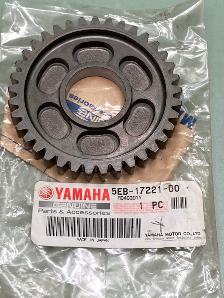 Yamaha 5EB-17221-00 Gear, 2Nd, Wheel, (37T) New Genuine