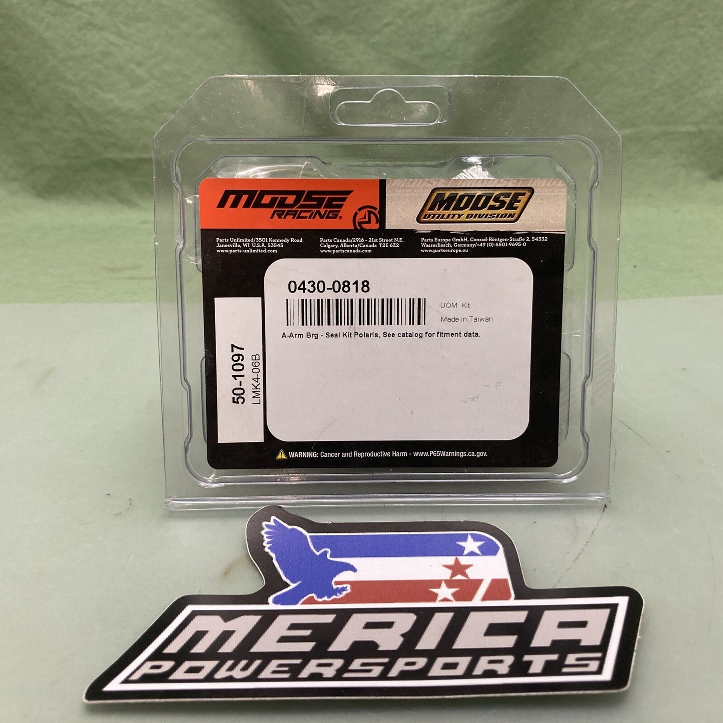 NEW GENUINE MOOSE RACING 0430-0818 A-Arm Repair Kit
