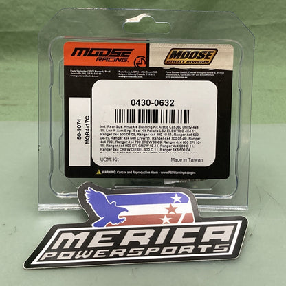 NEW GENUINE MOOSE RACING 0430-0632 Front Lower/Upper A-Arm Bushing Kit
