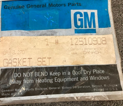 GM 12510908 Intake Manifold Gasket Kit, Incomplete Kit New Genuine