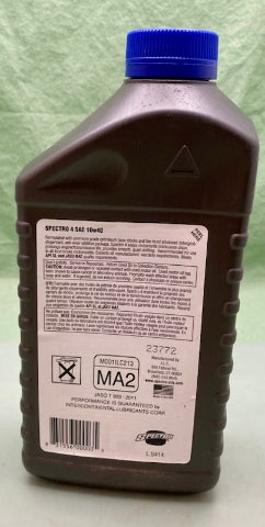 Spectro 4 23772 Motorcycle Engine Lubricant SAE 10W-40 1Quart New Genuine