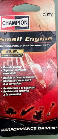 Champion CJ7Y #853-1 Spark Plug Small Engine Replaces 018-3386-4  New Genuine