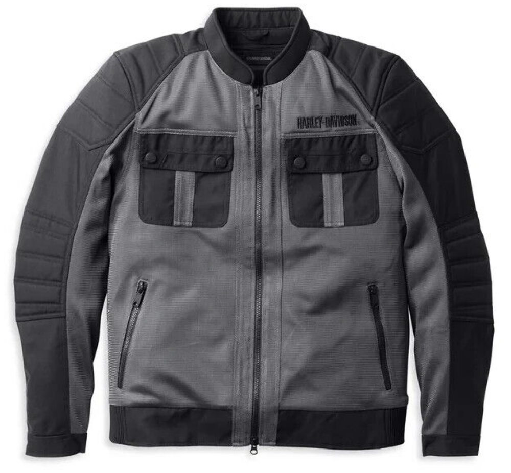 NEW GENUINE HARLEY DAVIDSON 98131-22VM MED Zephyr Mesh Jacket w Zip out Liner